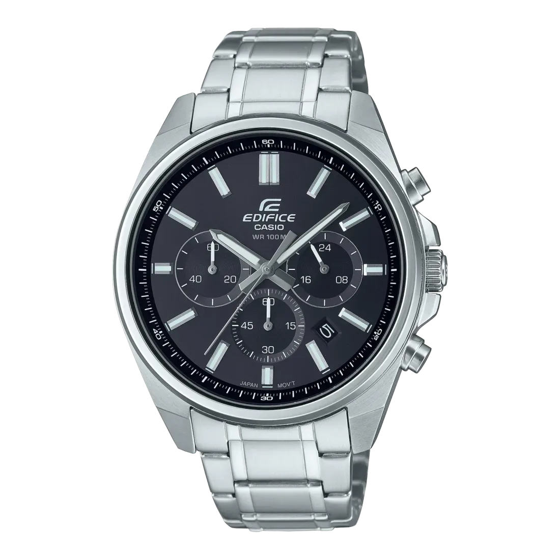 Detail dial dan subdial chronograph Casio Edifice EFV-650D-1AV