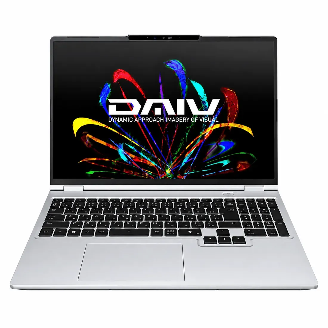 Tampilan depan laptop Mouse Computer Daiv Z6 dengan layar 2.5K 240Hz