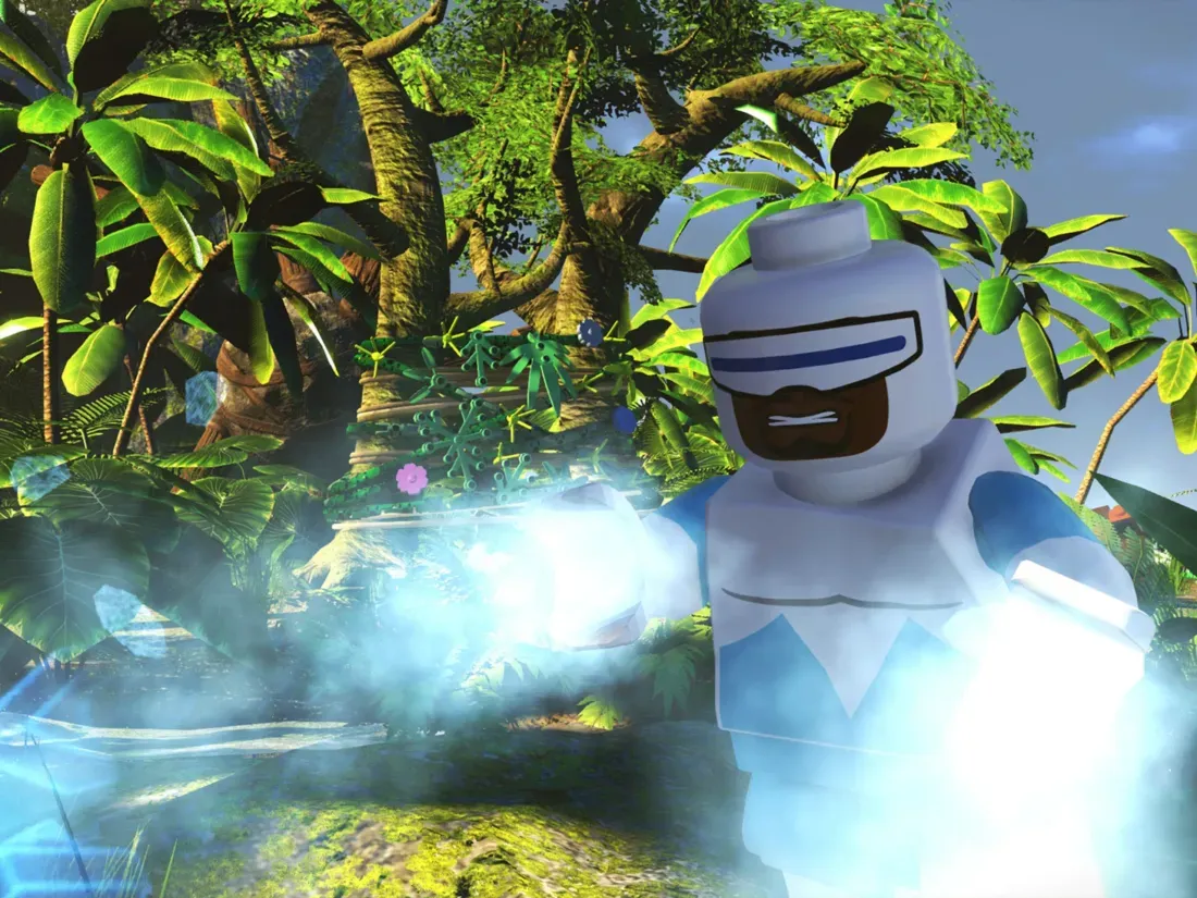Karakter Frozone dengan kekuatan es di LEGO The Incredibles