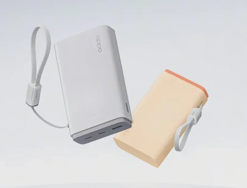 Detail desain dan port Oppo SUPERVOOC Power Bank