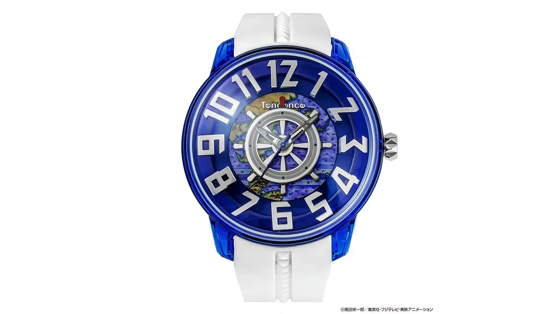 Jam tangan Tendence One Piece East Blue dengan kemudi kapal berputar