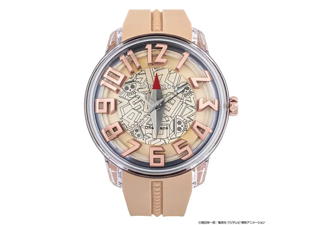 Jam tangan Tendence One Piece Log Pose dengan kaca cembung dan jarum bergerak