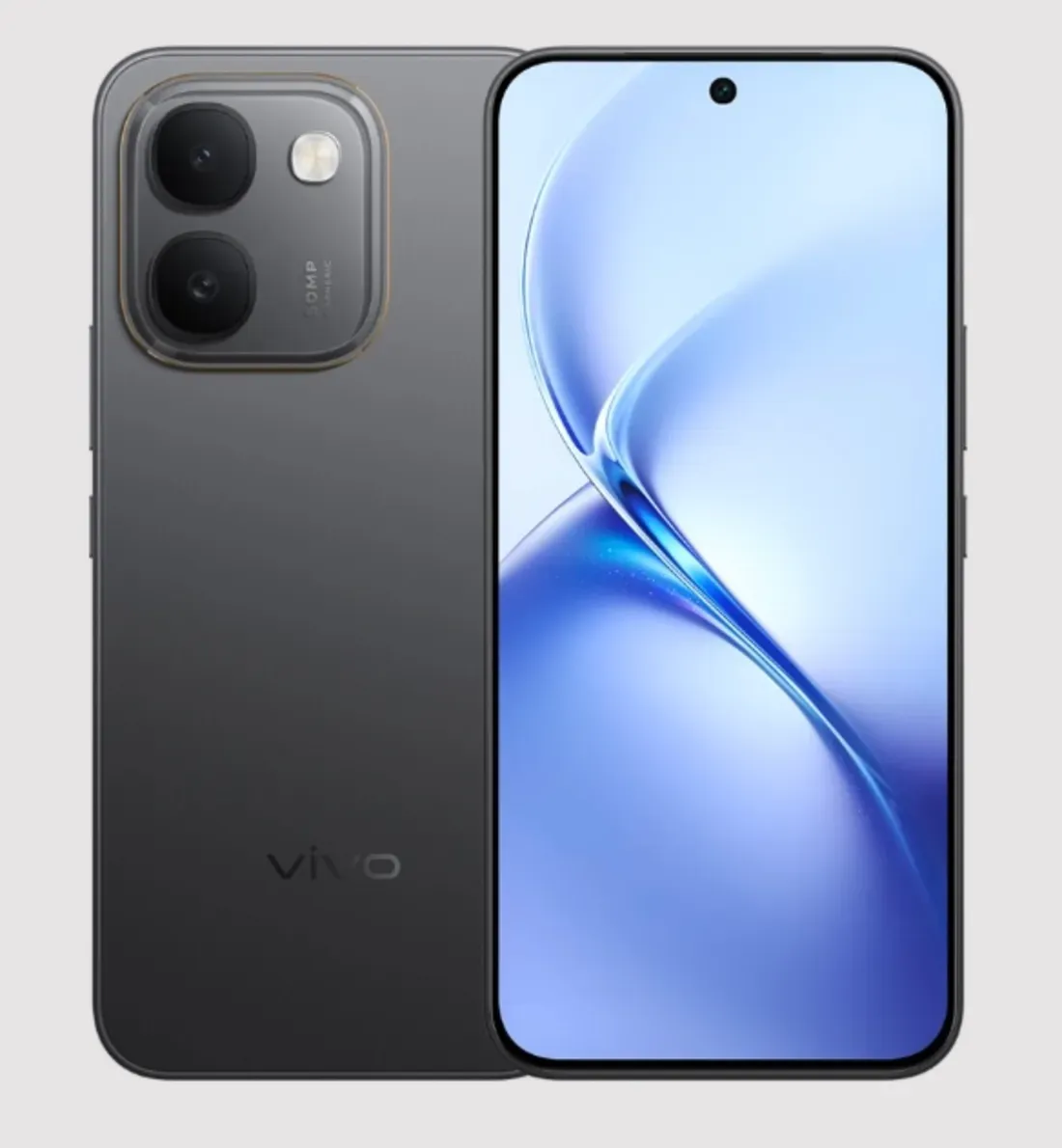 Vivo Y600 dalam varian warna Obsidian Black