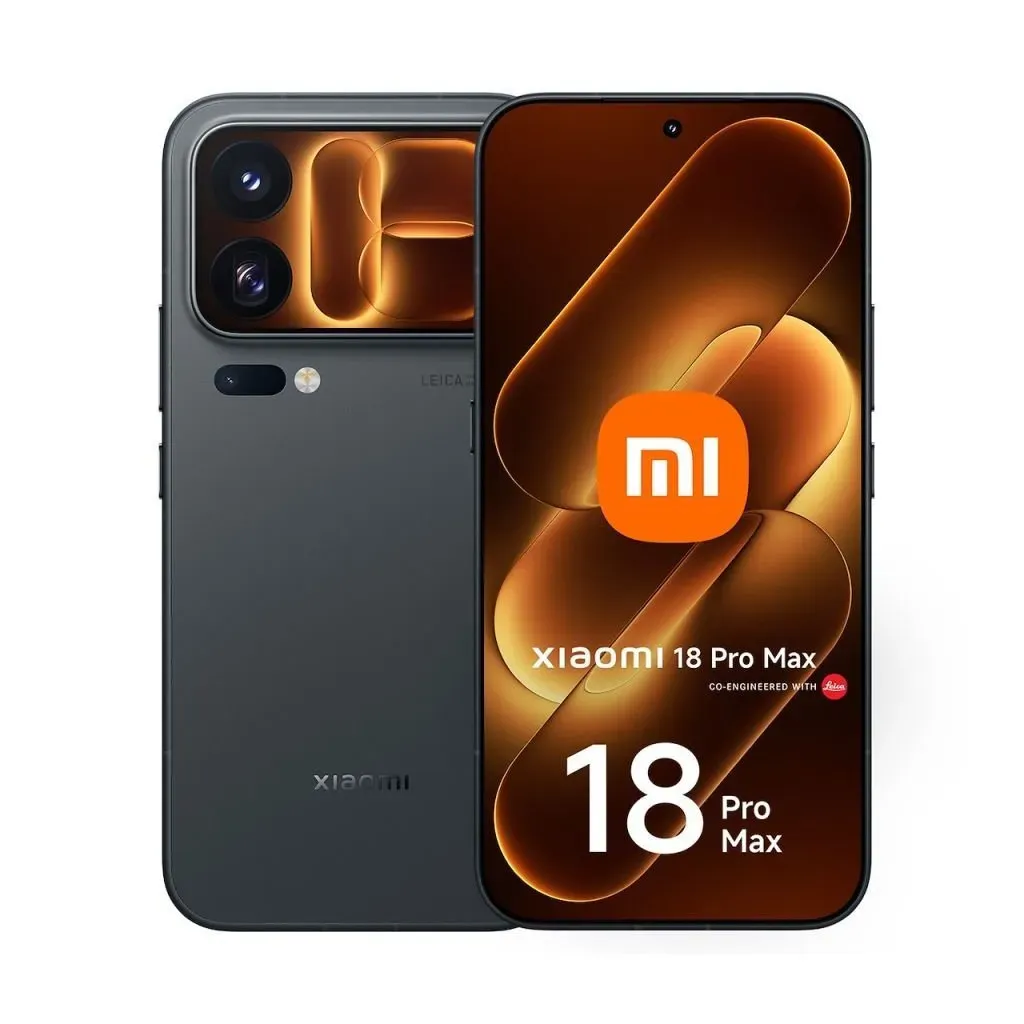Xiaomi 18 Pro Max varian warna Black dengan dimensi lebih besar