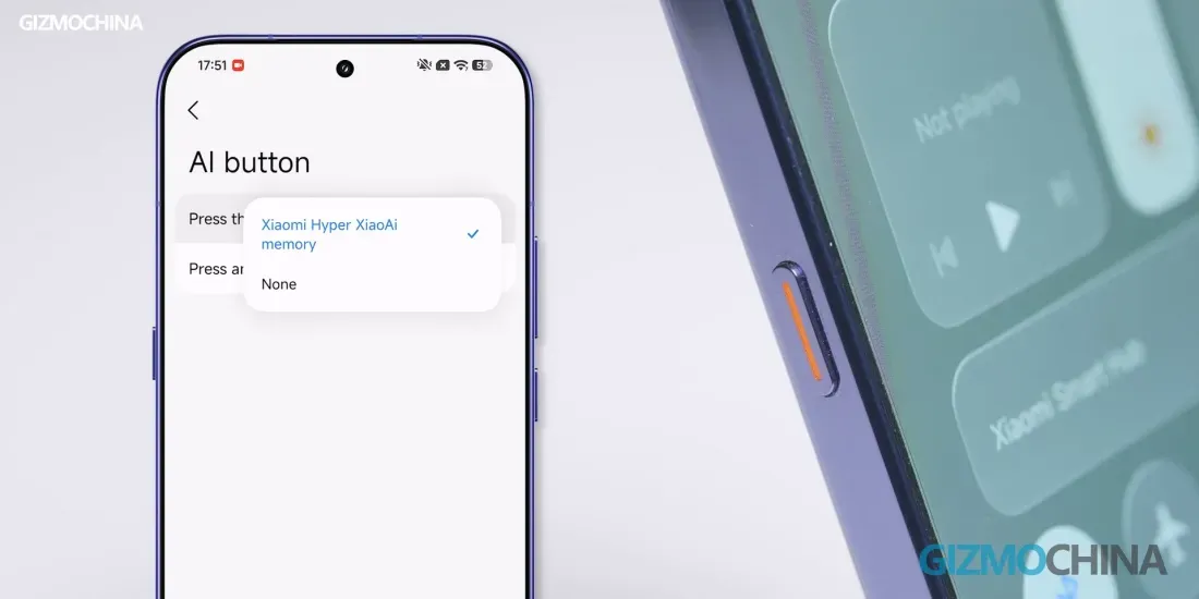 Antarmuka fitur AI pada Xiaomi 18 Pro Max