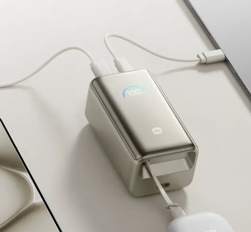 Detail kabel USB-C retractable pada Xiaomi NPB1055R