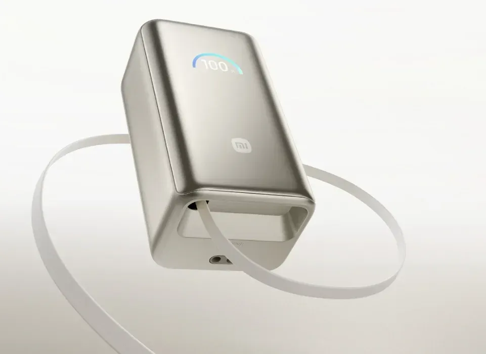 Layar digital cerdas pada Xiaomi NPB1055R Power Bank