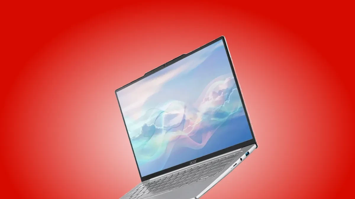 Desain Acer Swift Air 14 versi pembaruan AMD Ryzen AI