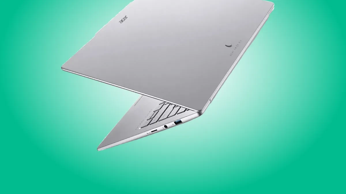 Laptop Acer Swift Air 14 dengan layar OLED 2.8K dan bodi aluminium tipis