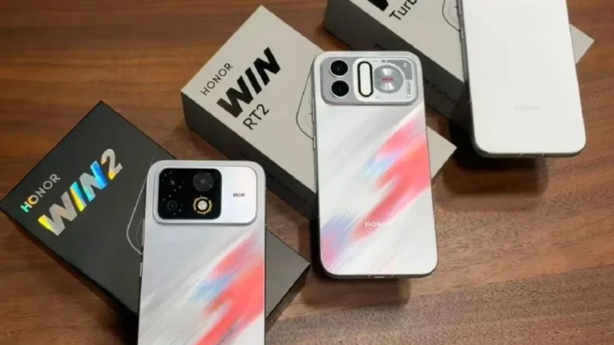 Deretan lini smartphone Honor Win 2 series dengan layar OLED datar