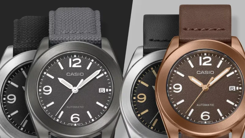 Casio CMK100 Bawa Casing Titanium dan Kaca Safir ke Lini Jam Tangan Otomatis