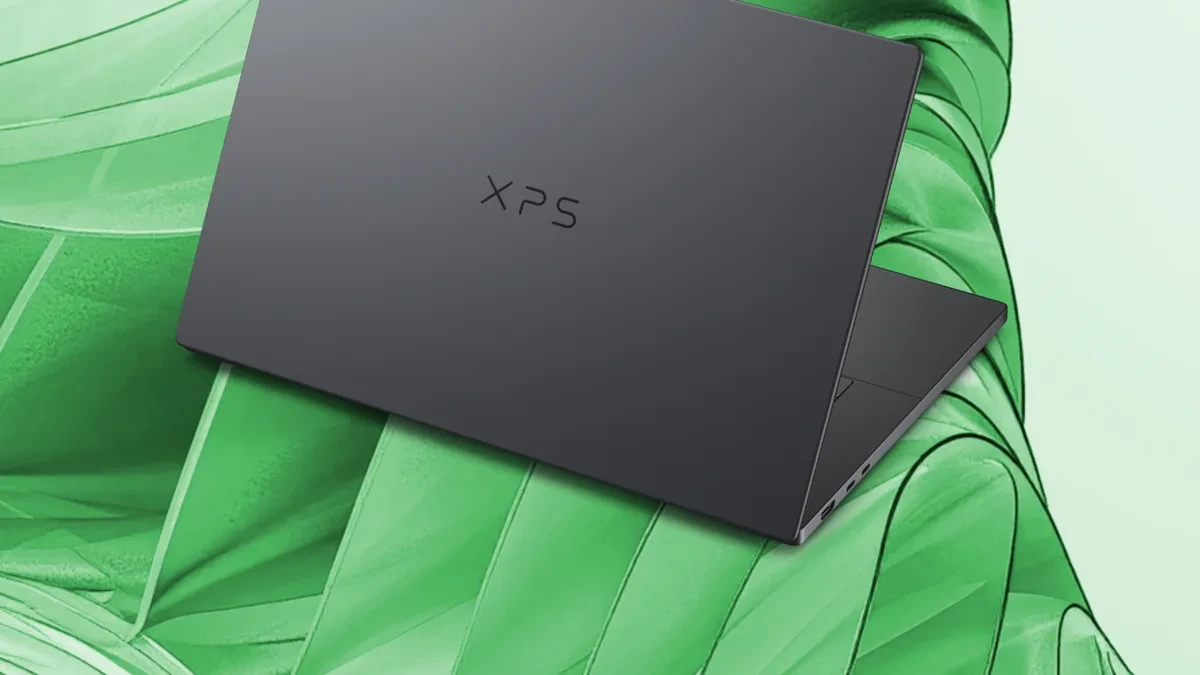 Laptop Dell XPS 16 Creator Edition tampak depan