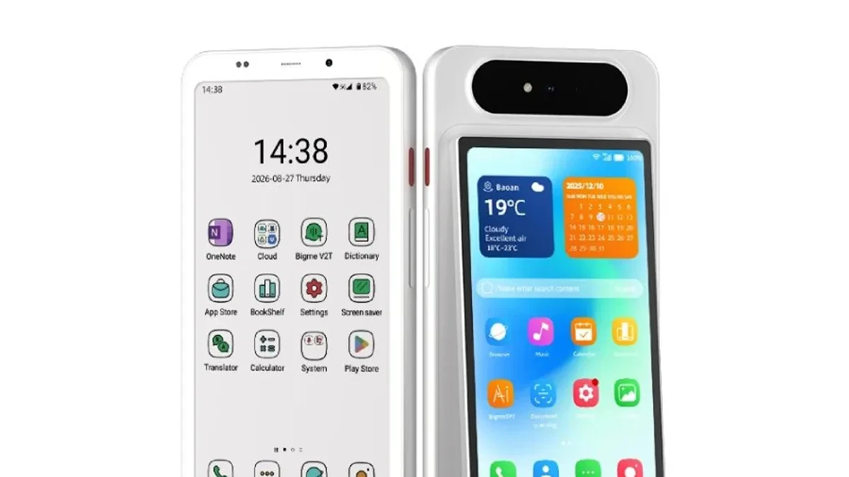 Tampilan teknologi layar E Ink Kaleido 4 pada tablet e-paper berwarna