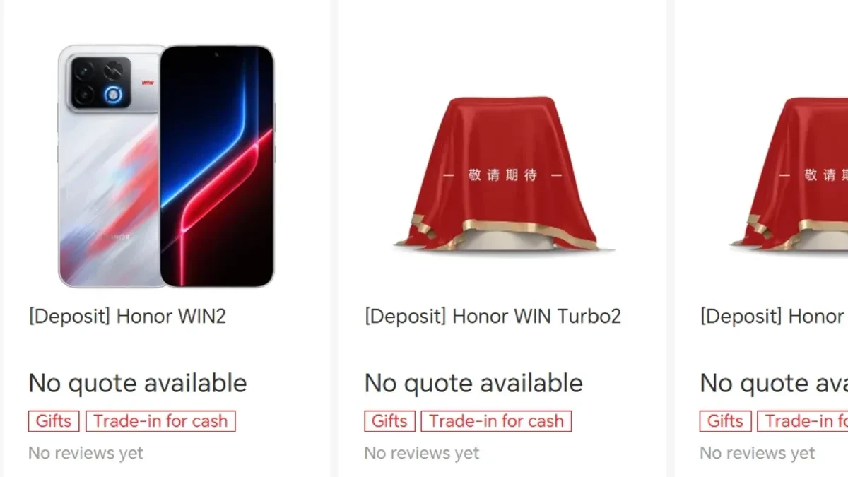 Seri Honor Win 2 tampilkan desain dan varian warna resmi di toko online Honor