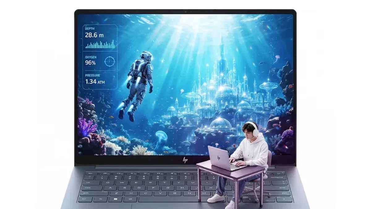 Laptop HP Star Book Air 14 desain tipis dan ringan