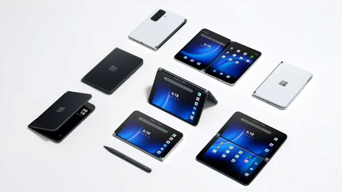 Microsoft Surface Duo 2 menjalankan iOS 26