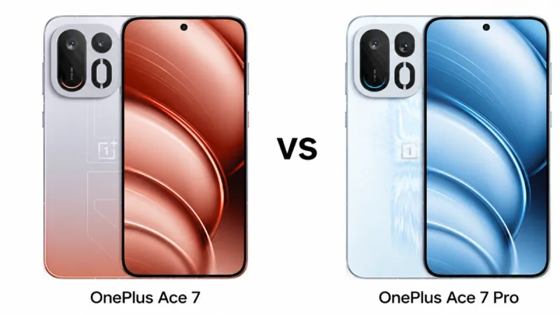 OnePlus Ace 7 Pro vs Ace 7: Selisih Rp1,1 Jutaan, Mana yang Paling Worth It?