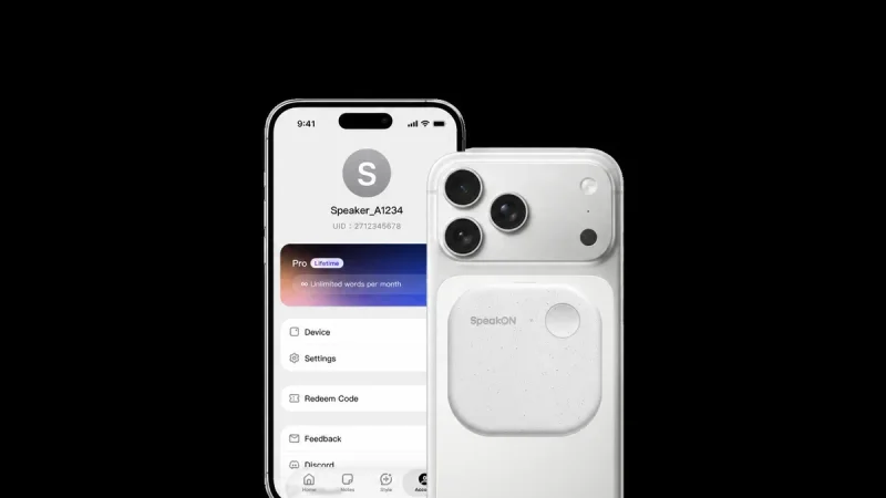SpeakON Luncurkan Tombol Magnetik iPhone dengan Fitur AI Voice Agent