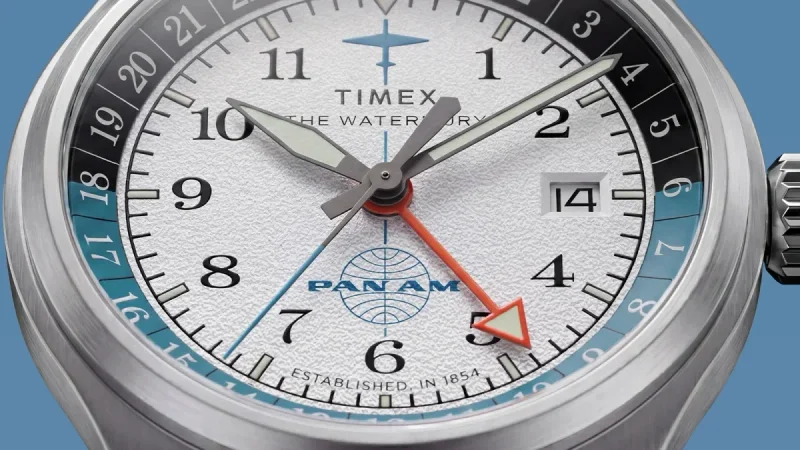 Timex Pan Am Waterbury GMT Meluncur Rp6,2 Jutaan, Bawa Dial Dua Warna dan Quartz Movement
