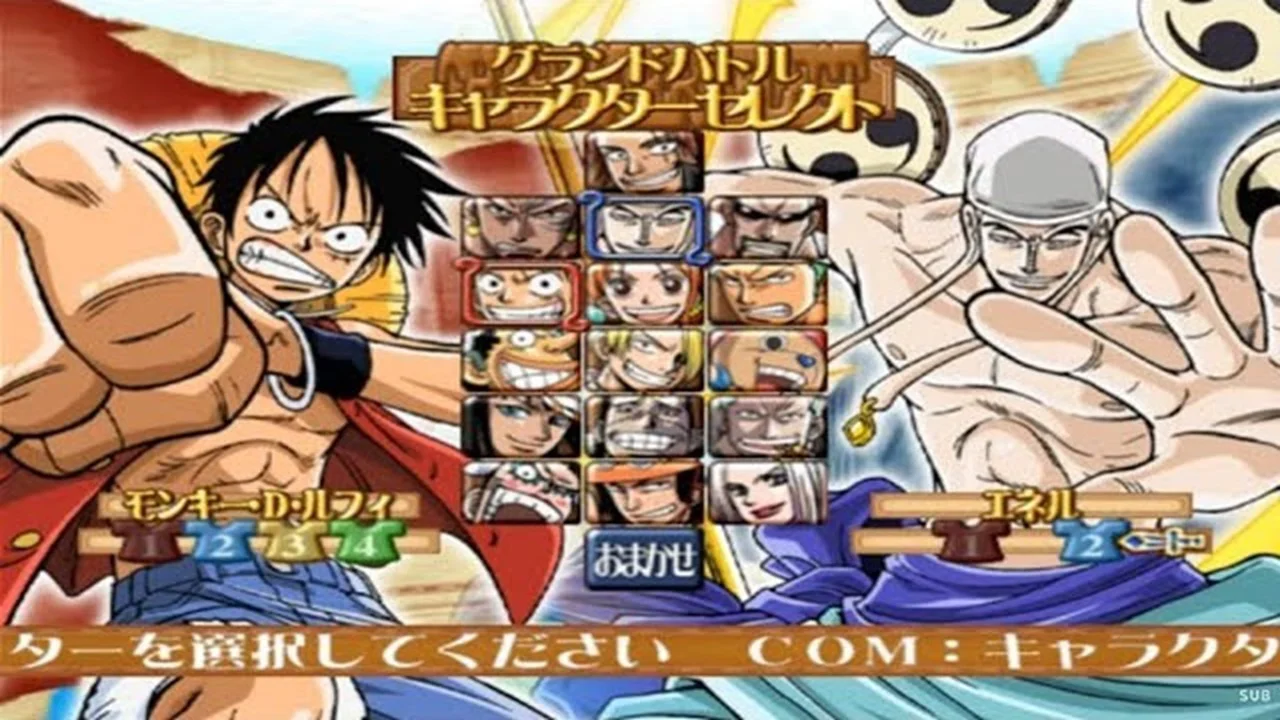 Cara Membuka Semua Karakter, Kostum, dan Arena One Piece: Grand Battle! 3 PS2