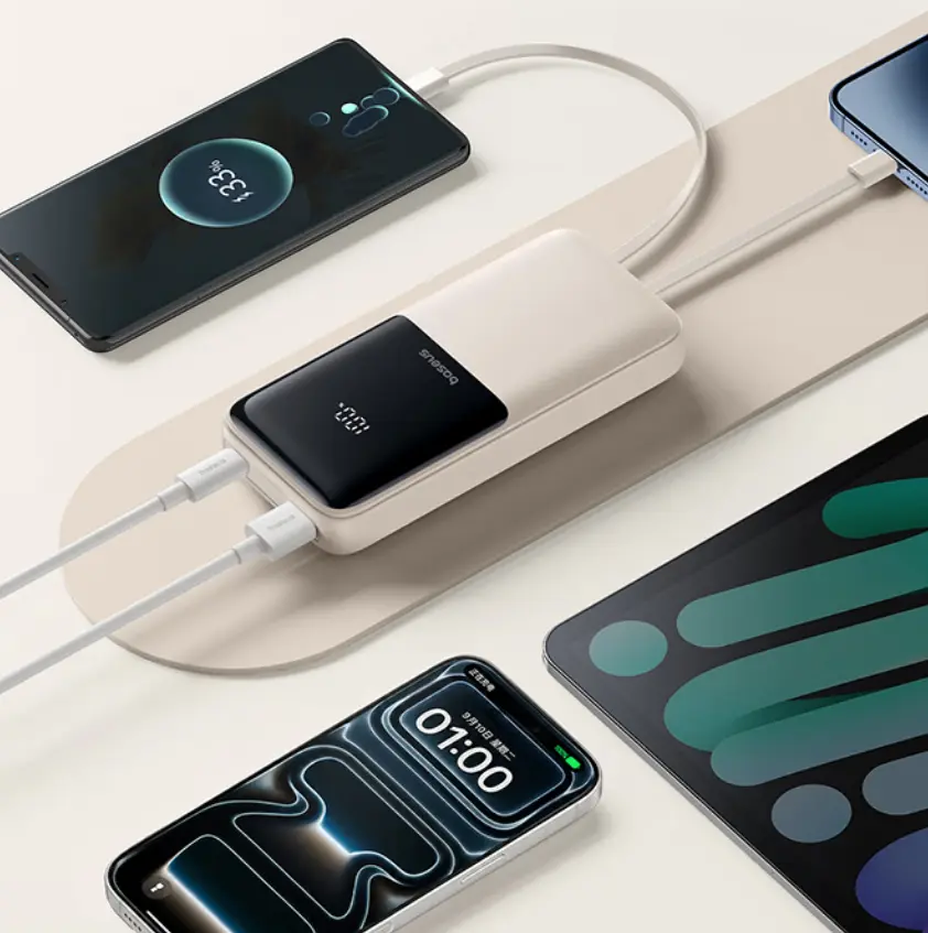 Port USB-C dan USB-A di Baseus Power Bank