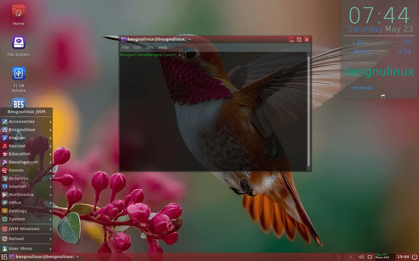 Besgnulinux 4-0, Sistem Ringan untuk PC Lawas yang Layak Dicoba 3 Besgnulinux 4-0, Sistem Ringan untuk PC Lawas yang Layak Dicoba