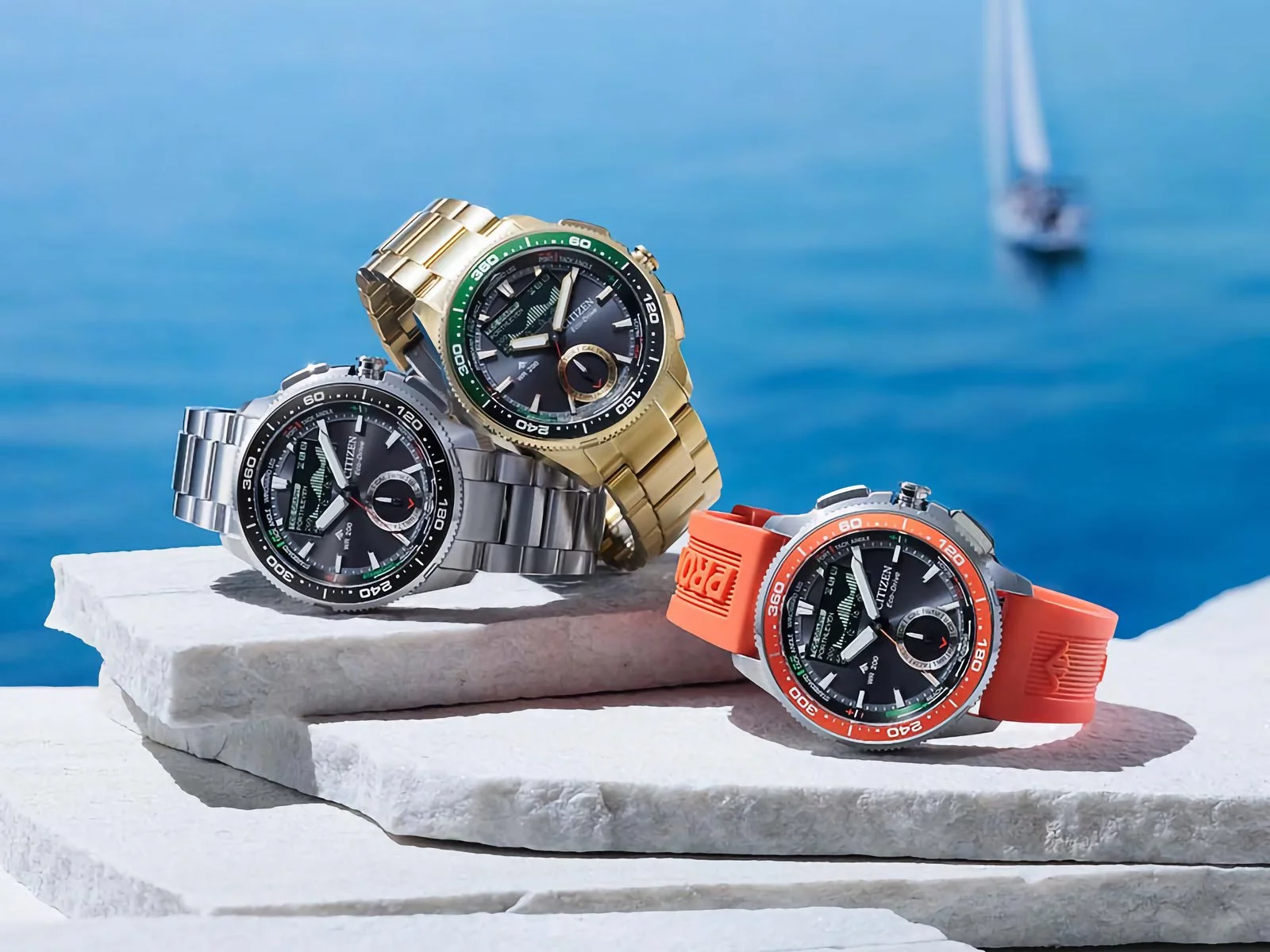 Citizen Promaster Wave Tracker jam tangan yacht timer dengan fitur sailing modern