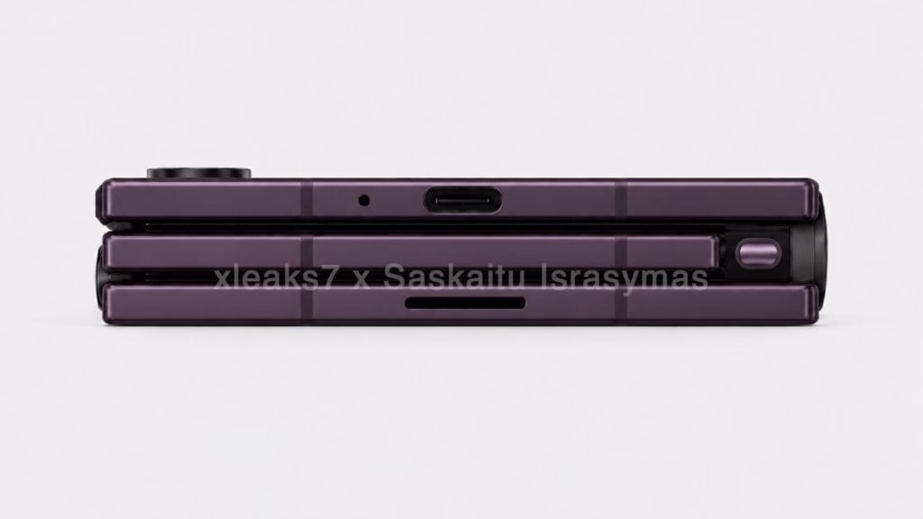 Desain engsel Galaxy Z TriFold 2 dengan ruang penyimpanan stylus