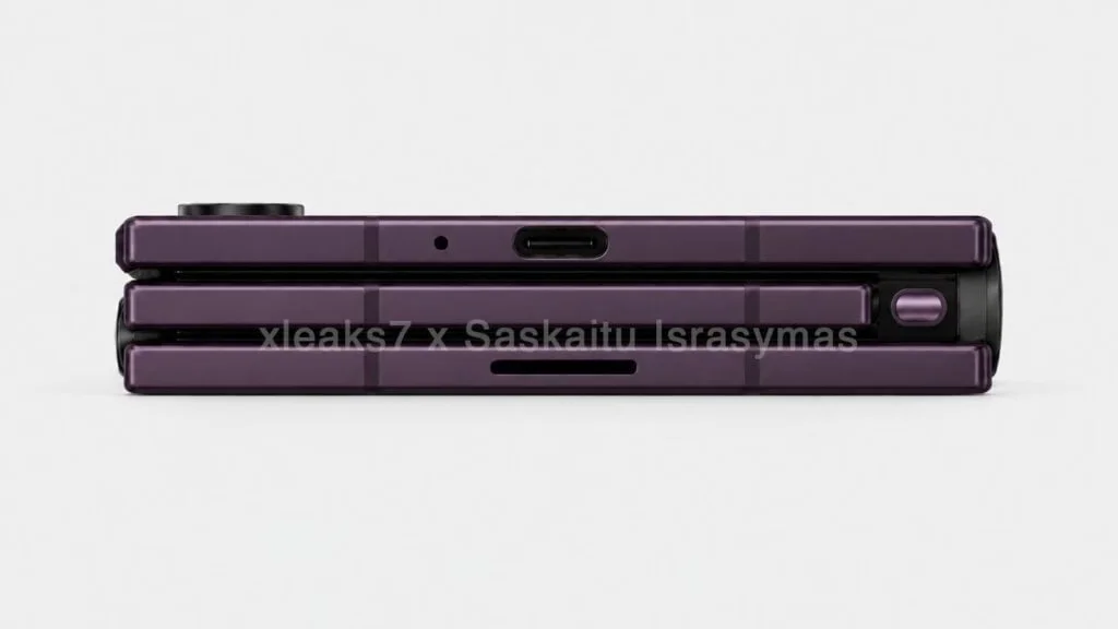 Desain engsel Galaxy Z TriFold 2 dengan ruang penyimpanan stylus