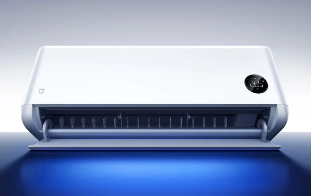 Desain Xiaomi Mijia AC Powerful Wind Pro yang ringkas dan mudah dipasang