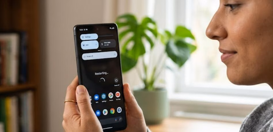 Fungsi tekan lama tombol power android membuka menu power dan fitur darurat