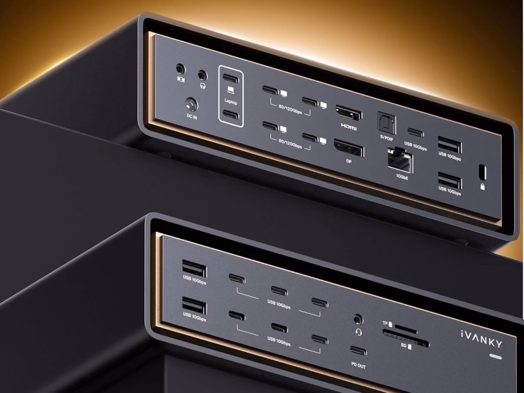 FusionDock Ultra docking station dengan banyak port dan dukungan layar 6K