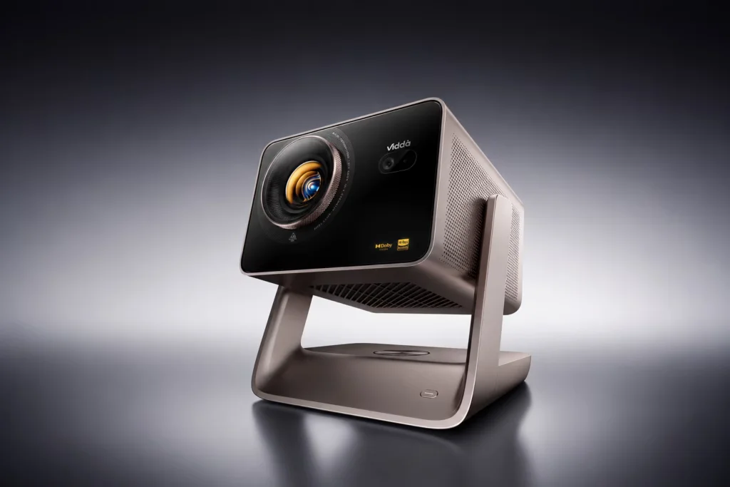 Model Hisense Vidda C5 dengan sistem laser ganda dan desain modern