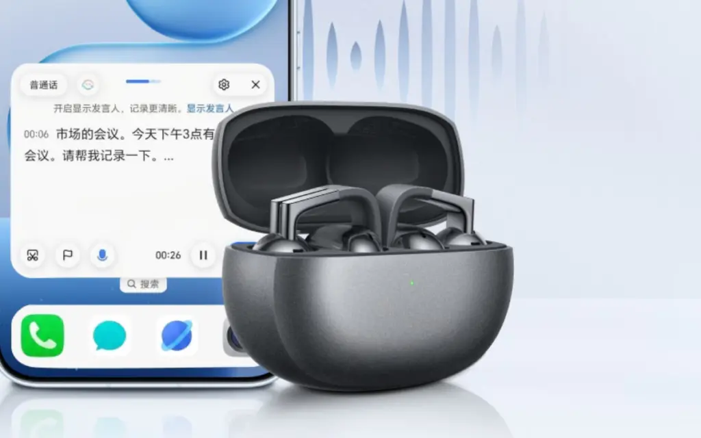 Baterai dan casing pengisian Honor Earbuds Clip-On Pro