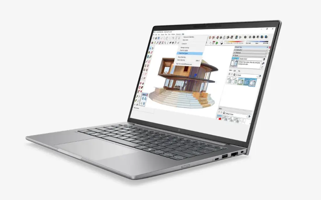 HP ZBook 8 G2a laptop dengan prosesor Ryzen AI terbaru dan layar 14 inci