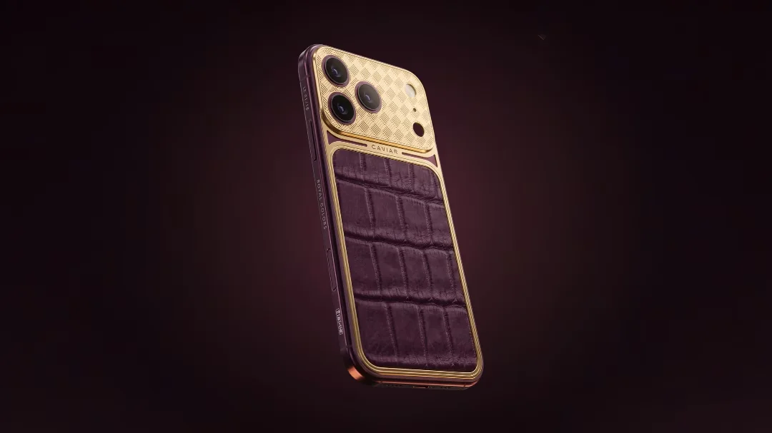 iPhone 18 Pro modifikasi mewah dari Caviar dengan kulit buaya dan emas 24 karat