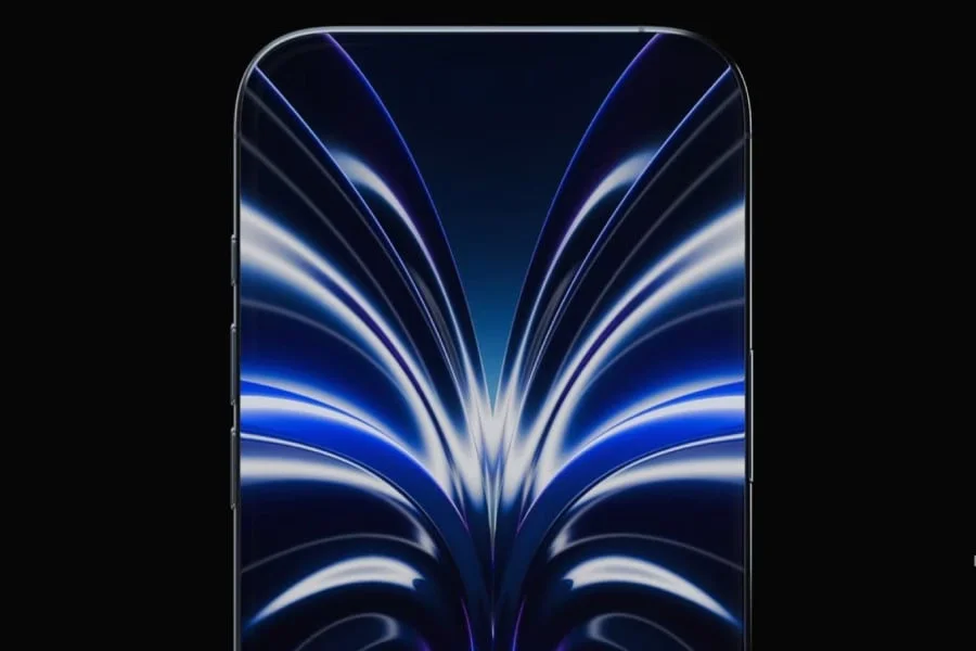 Layar quad-curved pada iPhone 20