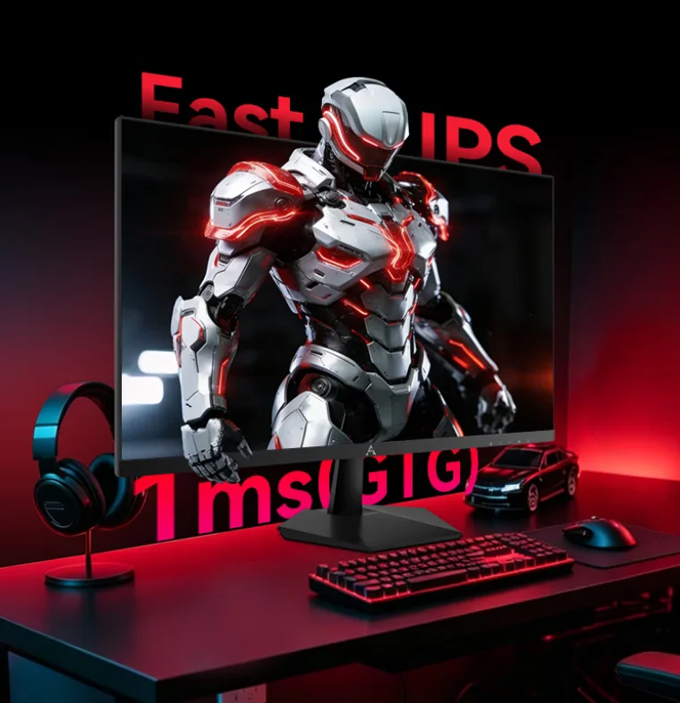 Layar 27 inci Fast IPS Lenovo Lecoo N2757Q dengan resolusi 2560x1440 piksel