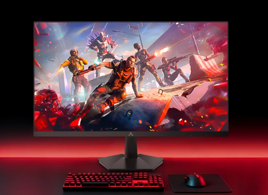 Fitur gaming pada Lenovo Lecoo N2757Q termasuk mode FPS, RTS, dan crosshair assistance