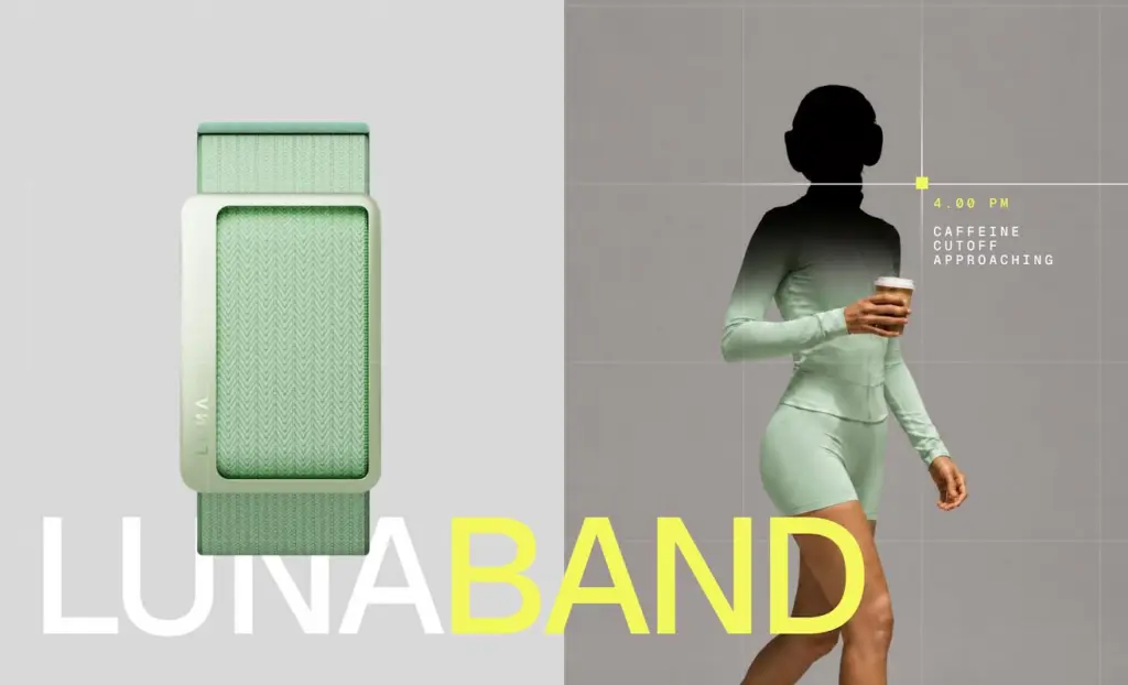 Desain Luna Band dengan layar minimalis