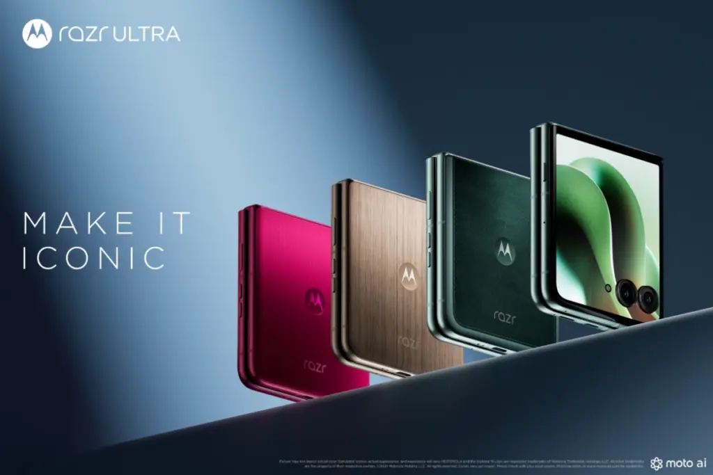 Desain Motorola Razr 60 Ultra