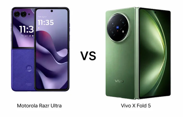 Motorola Razr Ultra 2026 dan Vivo X Fold 5, smartphone foldable dengan desain dan fitur berbeda
