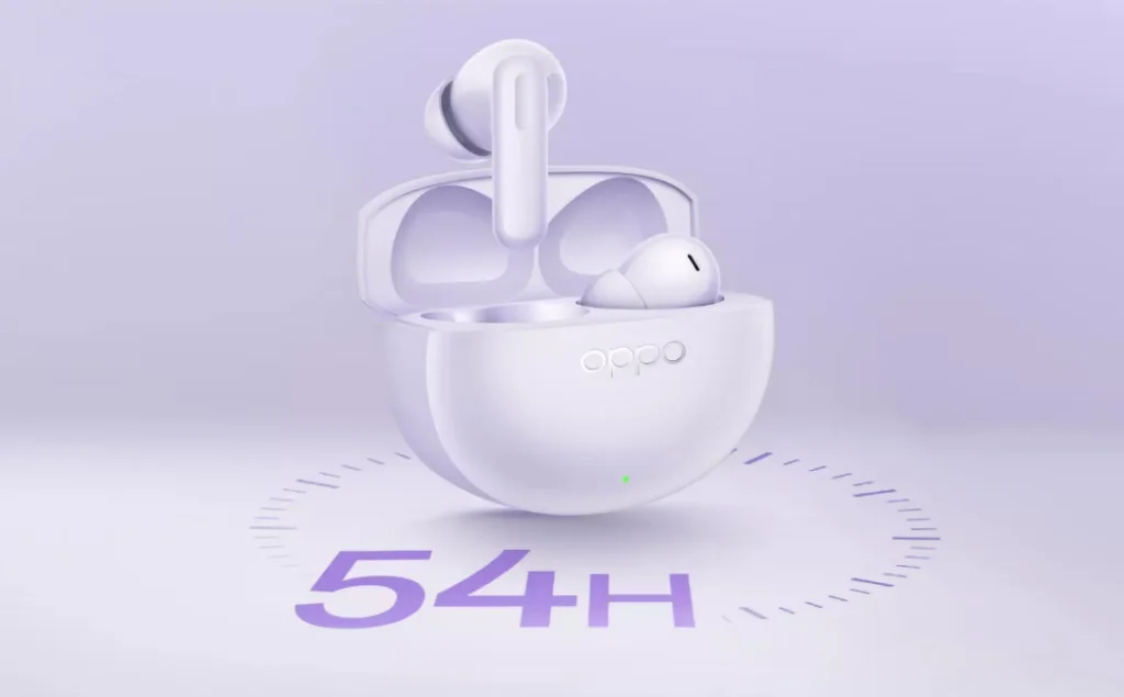 Baterai Oppo Enco Air 5 dengan charging case