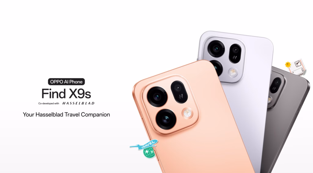 layar Oppo Find X9s OLED 6,59 inci dengan refresh rate 120Hz