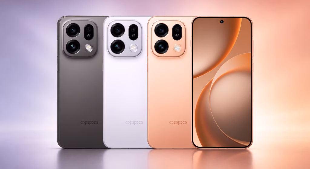 Oppo Find X9s smartphone dengan layar AMOLED dan kamera triple 50MP