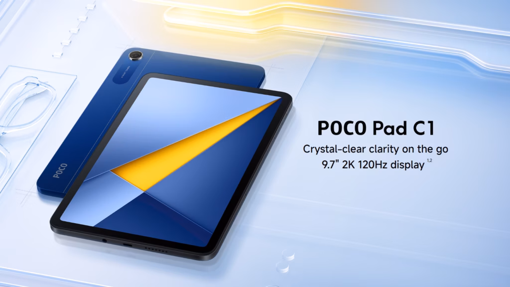 Poco Pad C1 tablet murah dengan layar 2K dan baterai besar