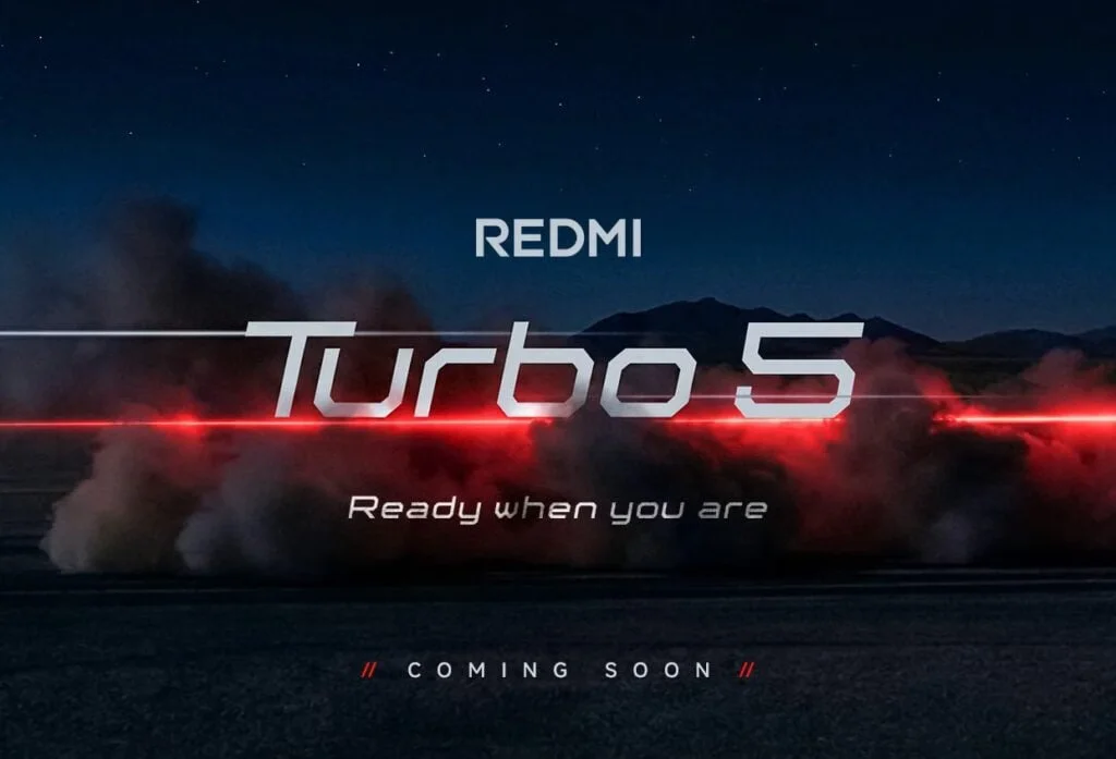 Redmi Turbo 5 tampak belakang dengan kamera ganda dan warna hitam