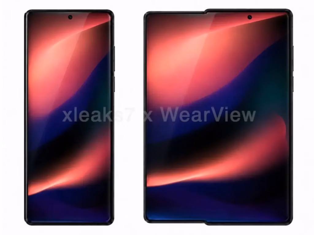 Samsung ponsel geser dengan desain kamera unik dan layar meluncur