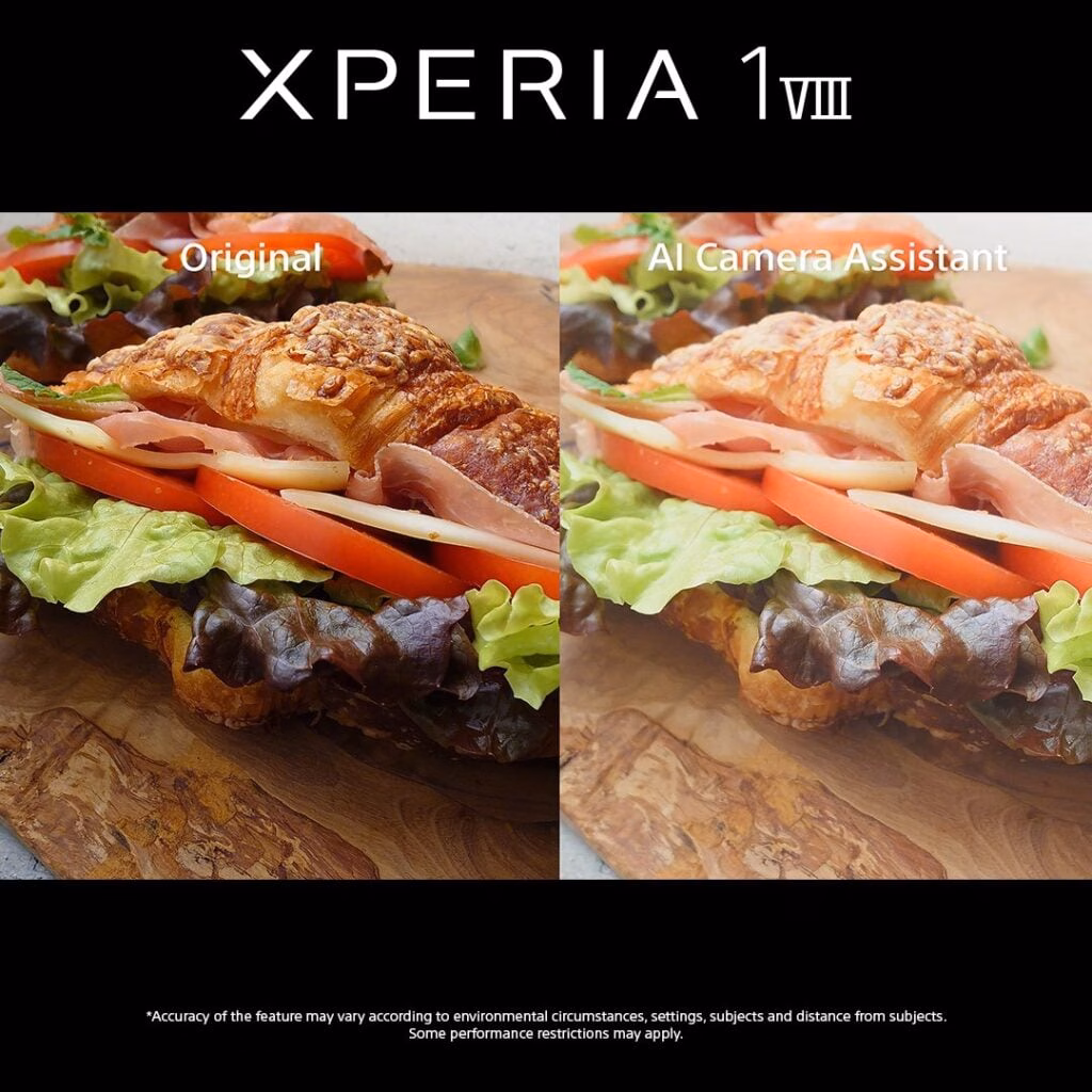Kamera ZEISS pada Sony Xperia 1 VIII dengan fitur AI Camera Assistant
