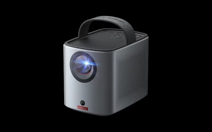 soundcore nebula mars 3 air proyektor portable dengan google tv dan speaker bluetooth